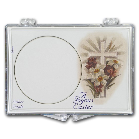 Snap-Lock Holder - Easter Cross (Silver Eagle) Snap-Lock Holder - Easter Cross (Silver Eagle)
